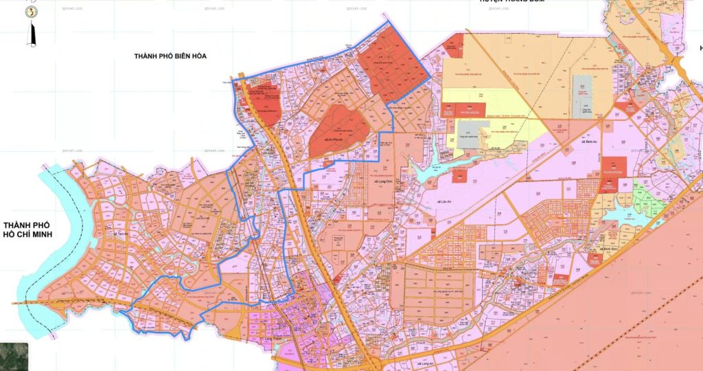 Xã An Phước - vị trí tiếp giáp với Khu công nghiệp công nghệ cao Amata Long Thành 